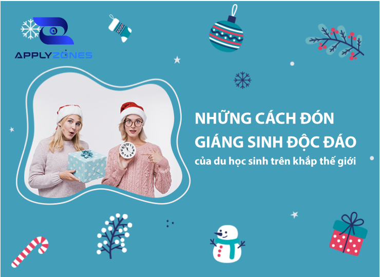 Những cách đón Giáng sinh độc đáo của du học sinh trên khắp thế giới